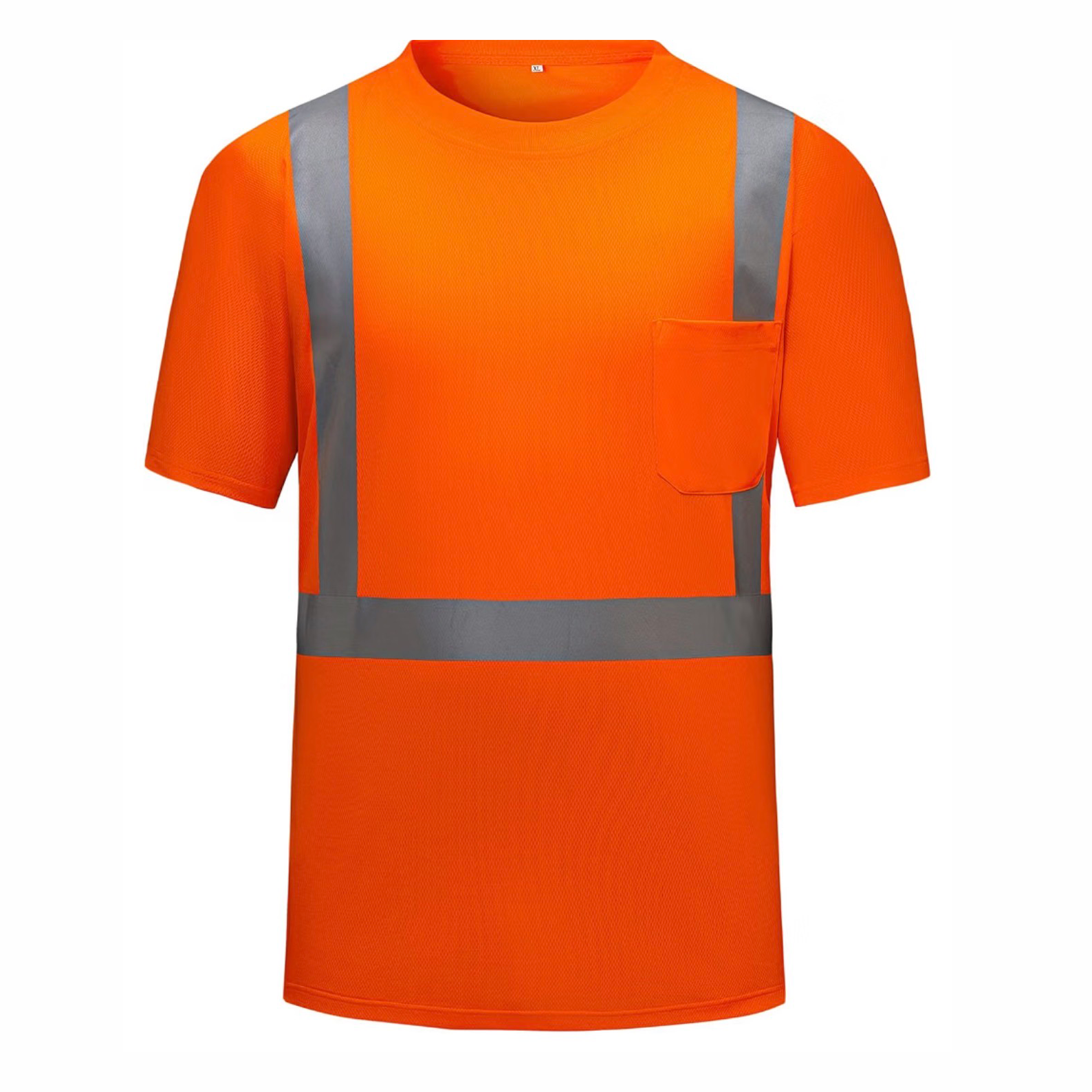 CUSTOM HI-VIS MESH SAFTY SHIRT ORANGE 2