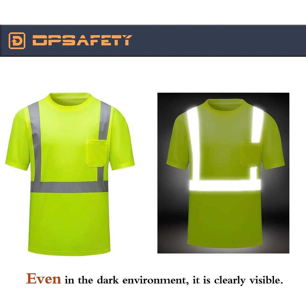 CUSTOM HI-VIS MESH SAFTY SHIRT LIME 03
