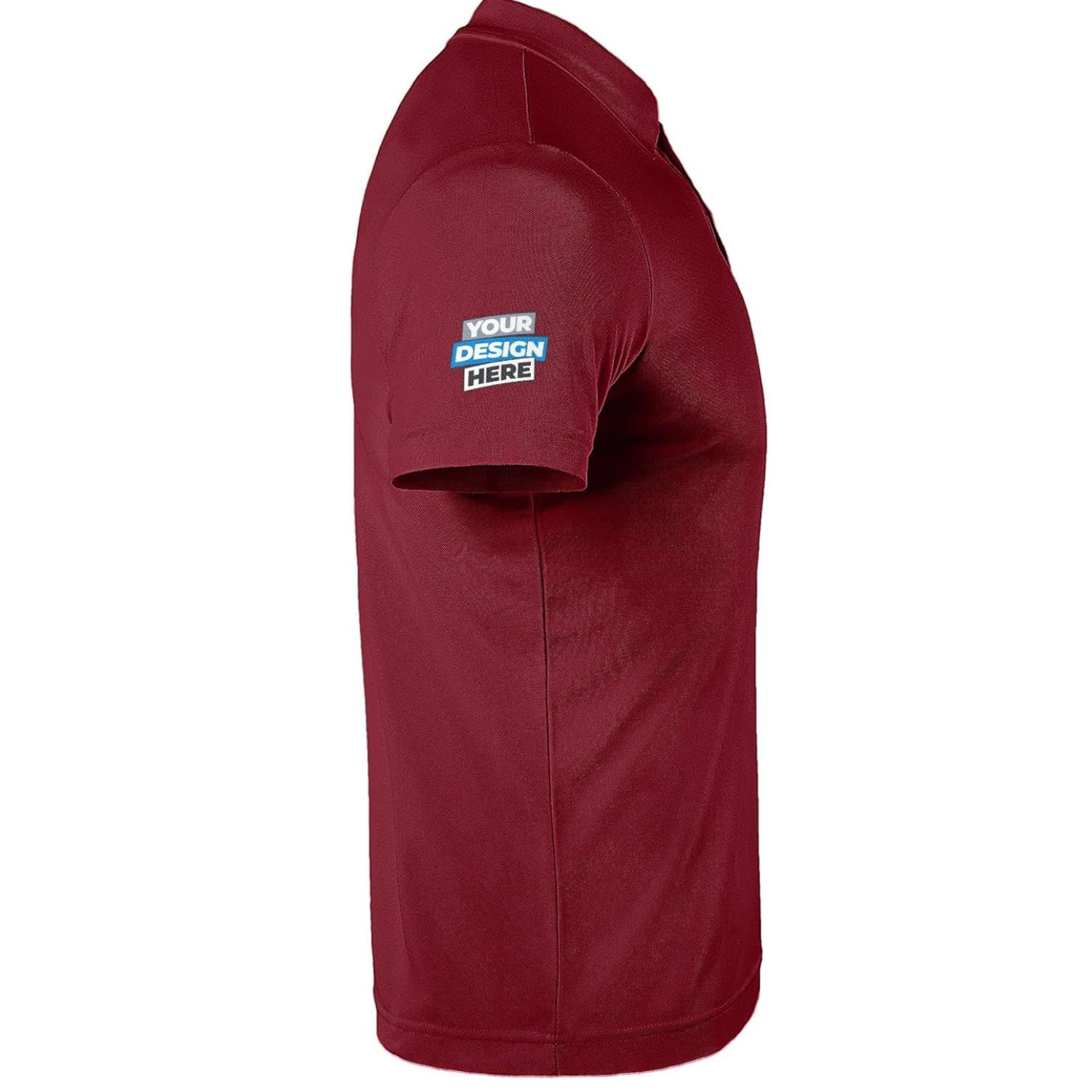 CUSTOM POLO SHIRT BURGUNDY