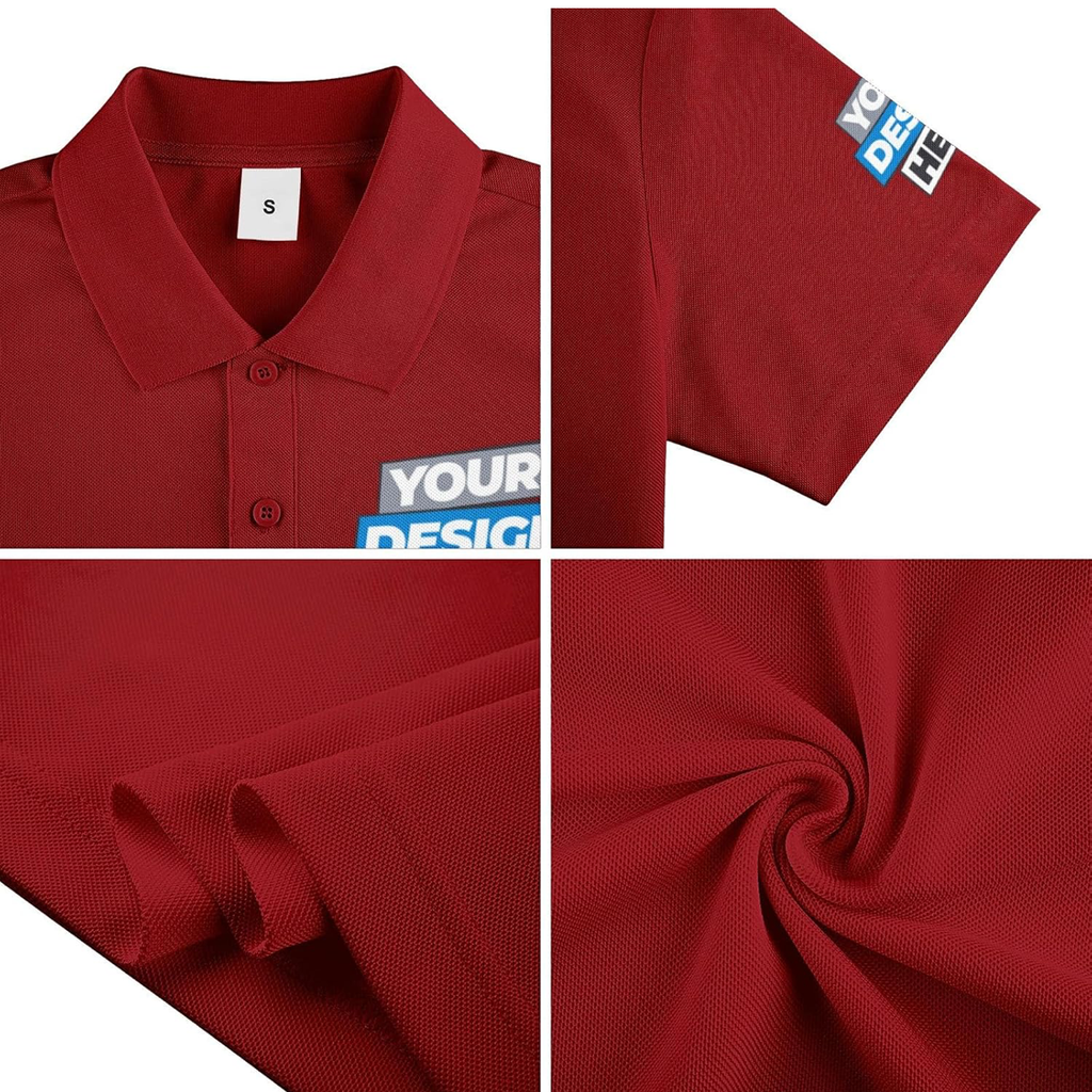 CUSTOM POLO SHIRT RED