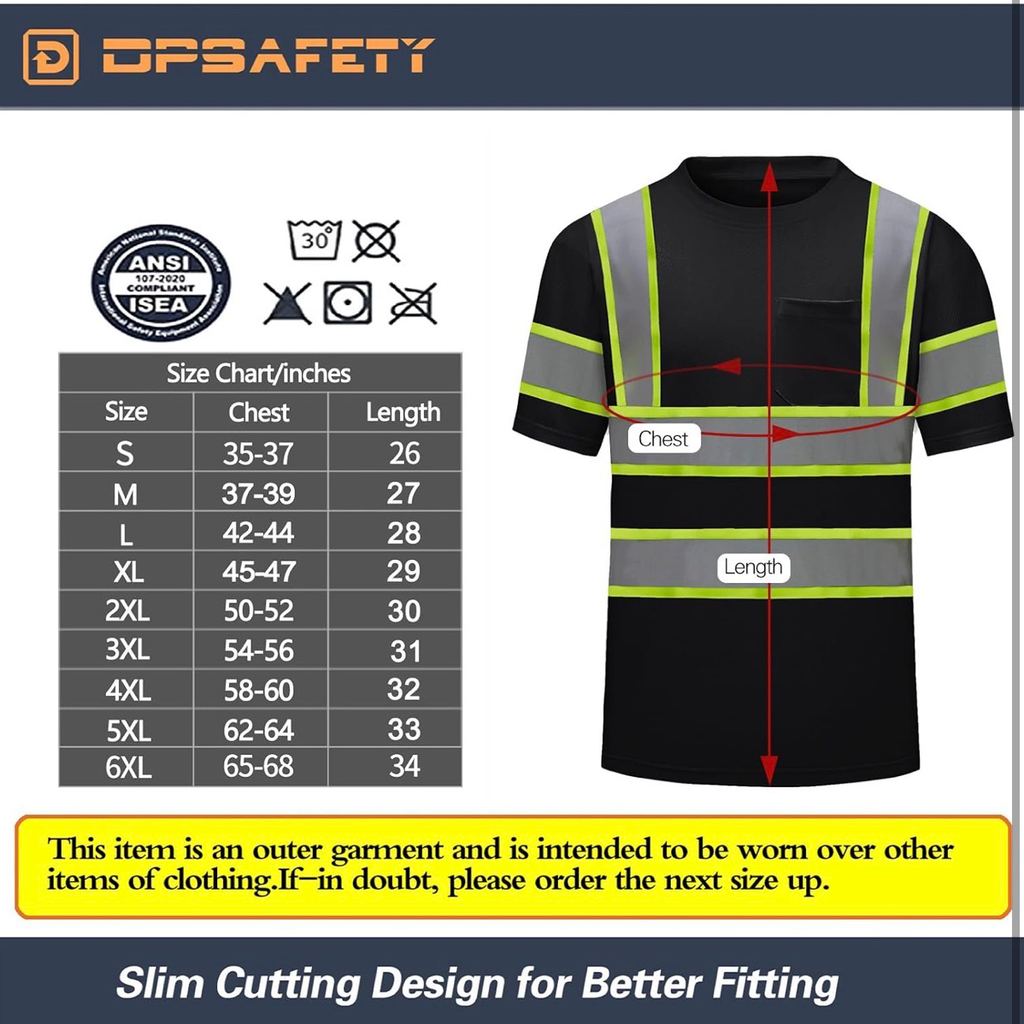 CUSTOM HI-VIS MESH SAFTY SHIRT BLACK
