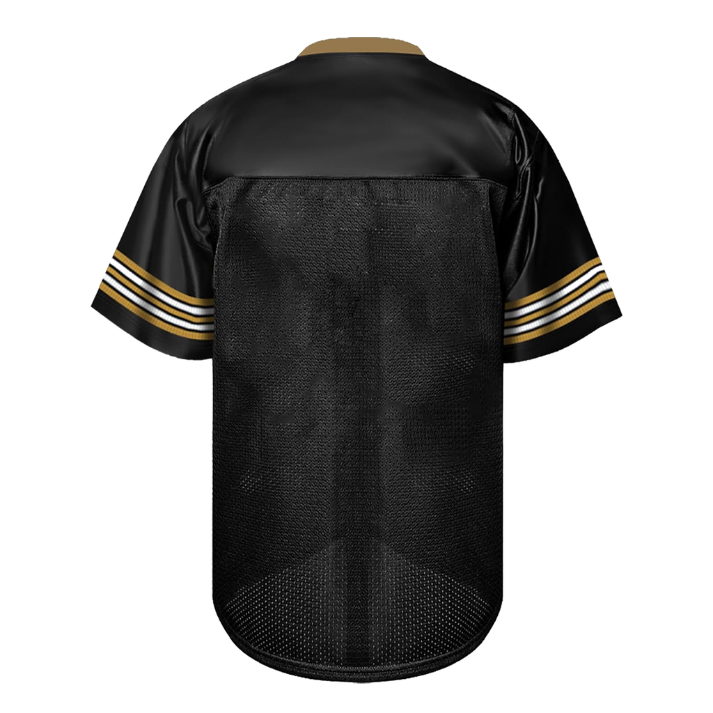 BLACK GOLD MEN FOOTBALL JERSEY