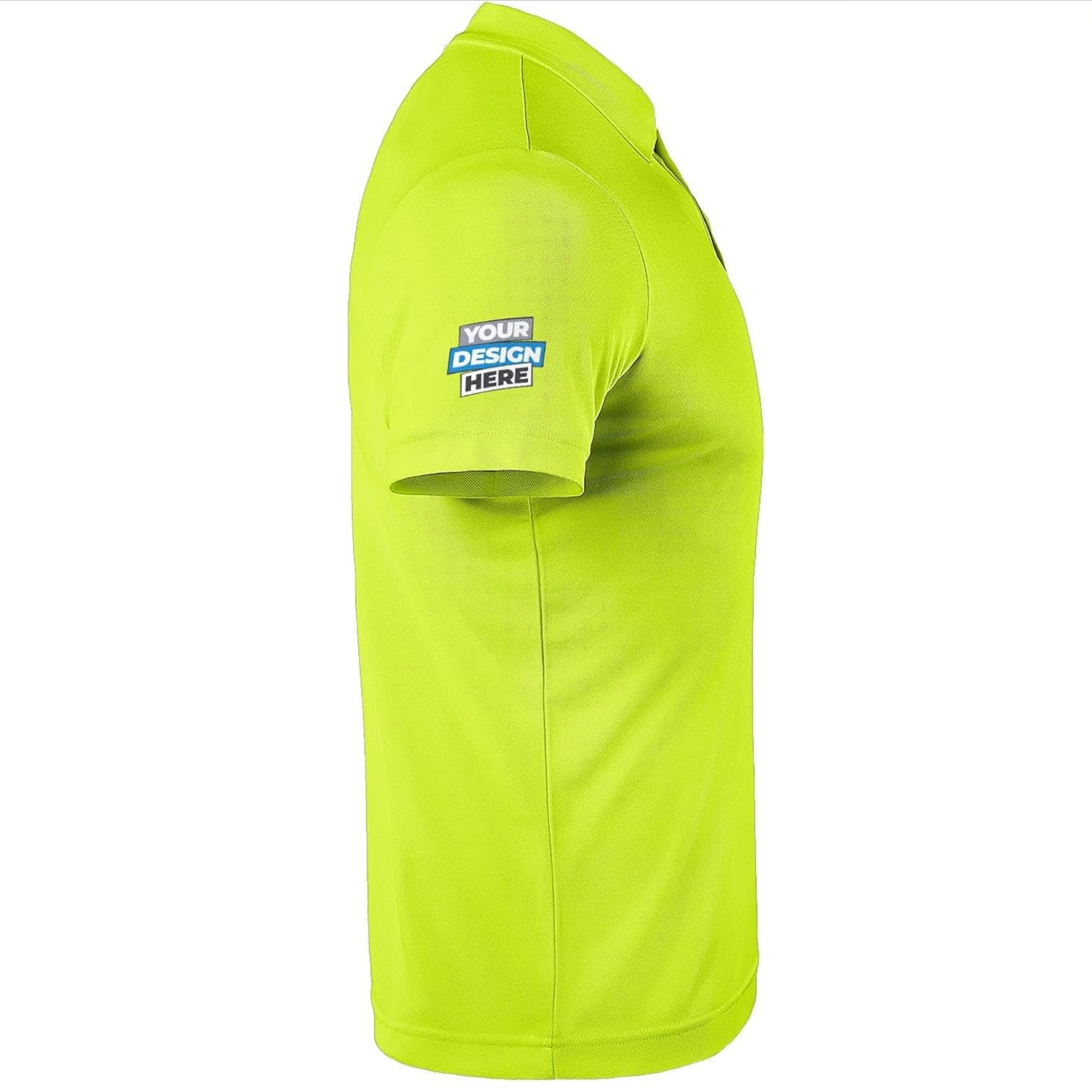 CUSTOM POLO SHIRT FLOURESCENT GREEN