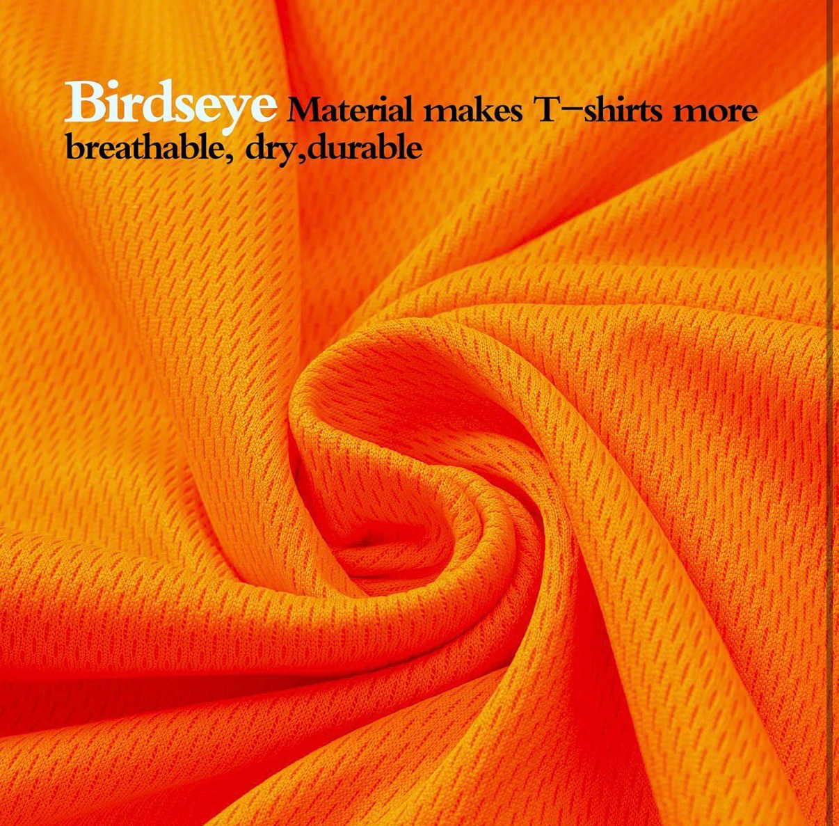 CUSTOM HI-VIS MESH SAFTY SHIRT ORANGE 3