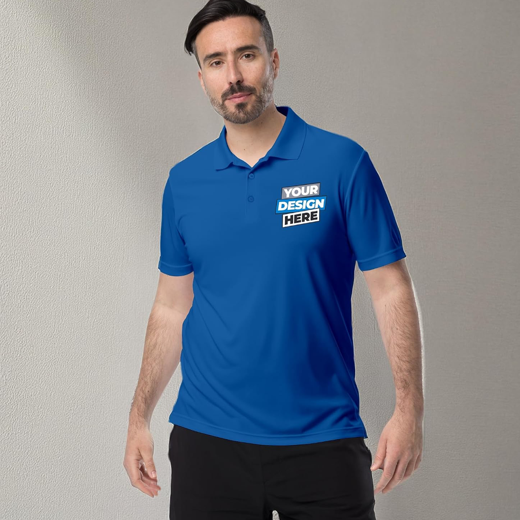 CUSTOM POLO SHIRT ROYAL BLUE