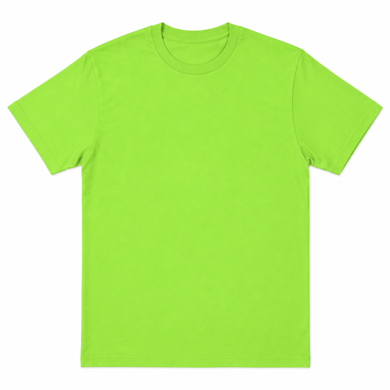 100% COTTON SHIRT LIME CUSTOM