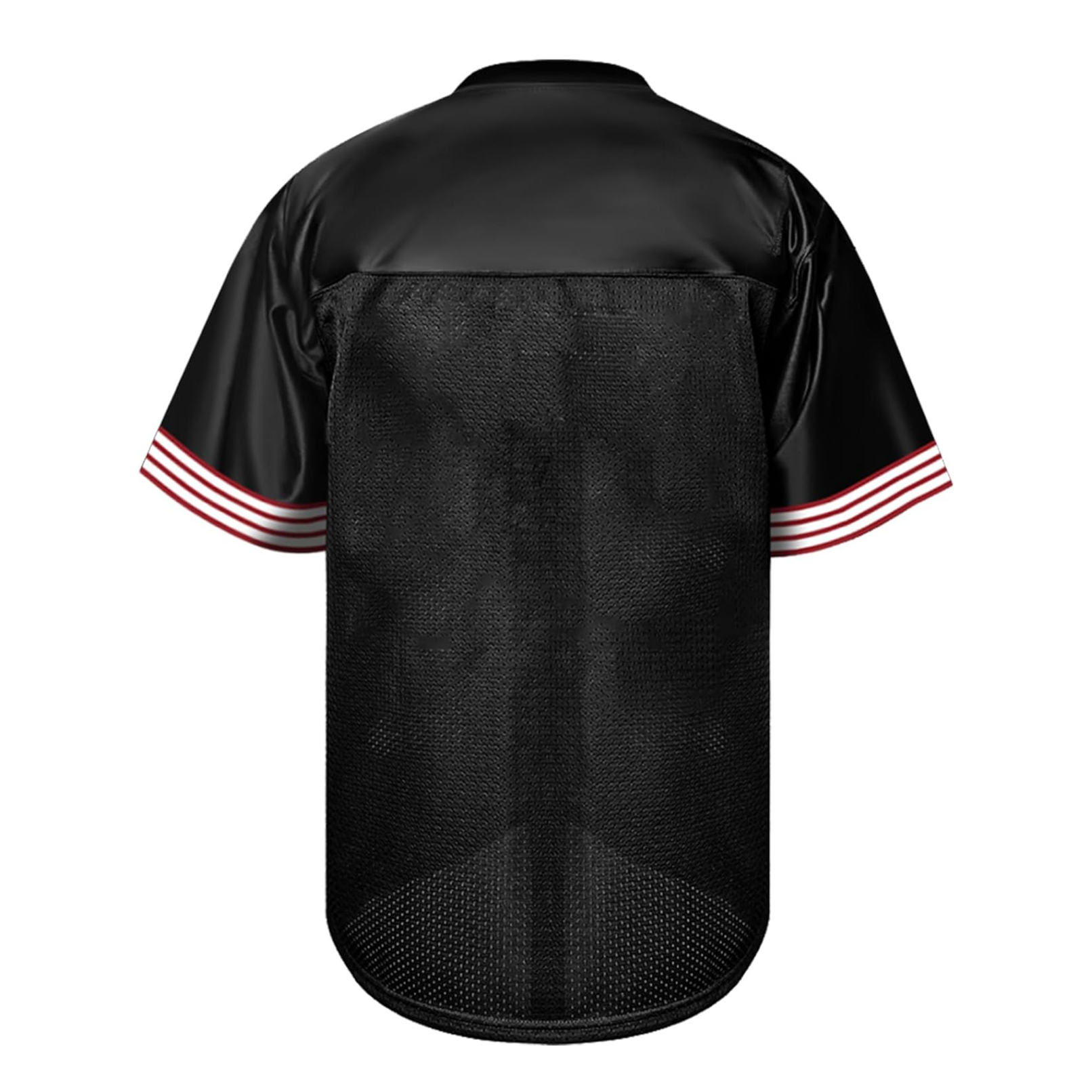 BLACK WHITE MEN FOOTBALL JERSEY