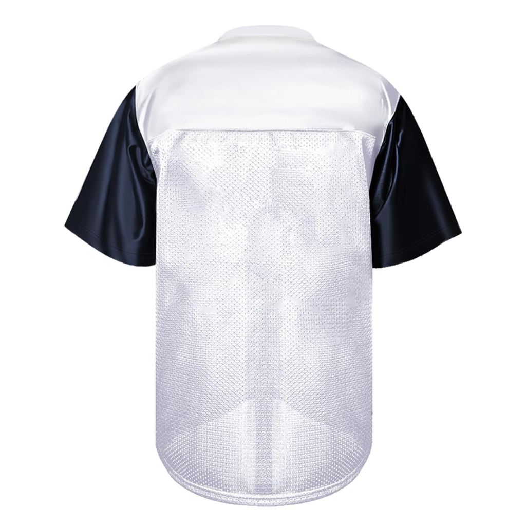 WHITE NAVY MEN FOOTBALL JERSEY