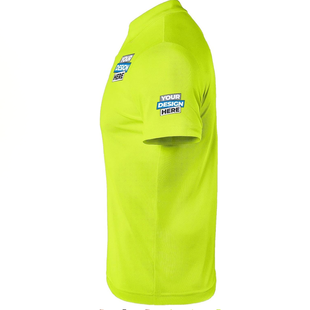 CUSTOM POLO SHIRT FLOURESCENT GREEN