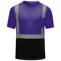 CUSTOM HI-VIS MESH SAFTY SHIRT PURPLE