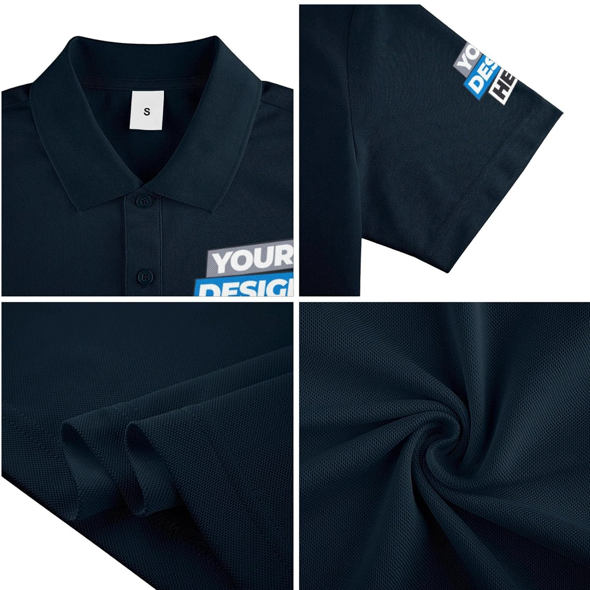 CUSTOM POLO SHIRT NAVY