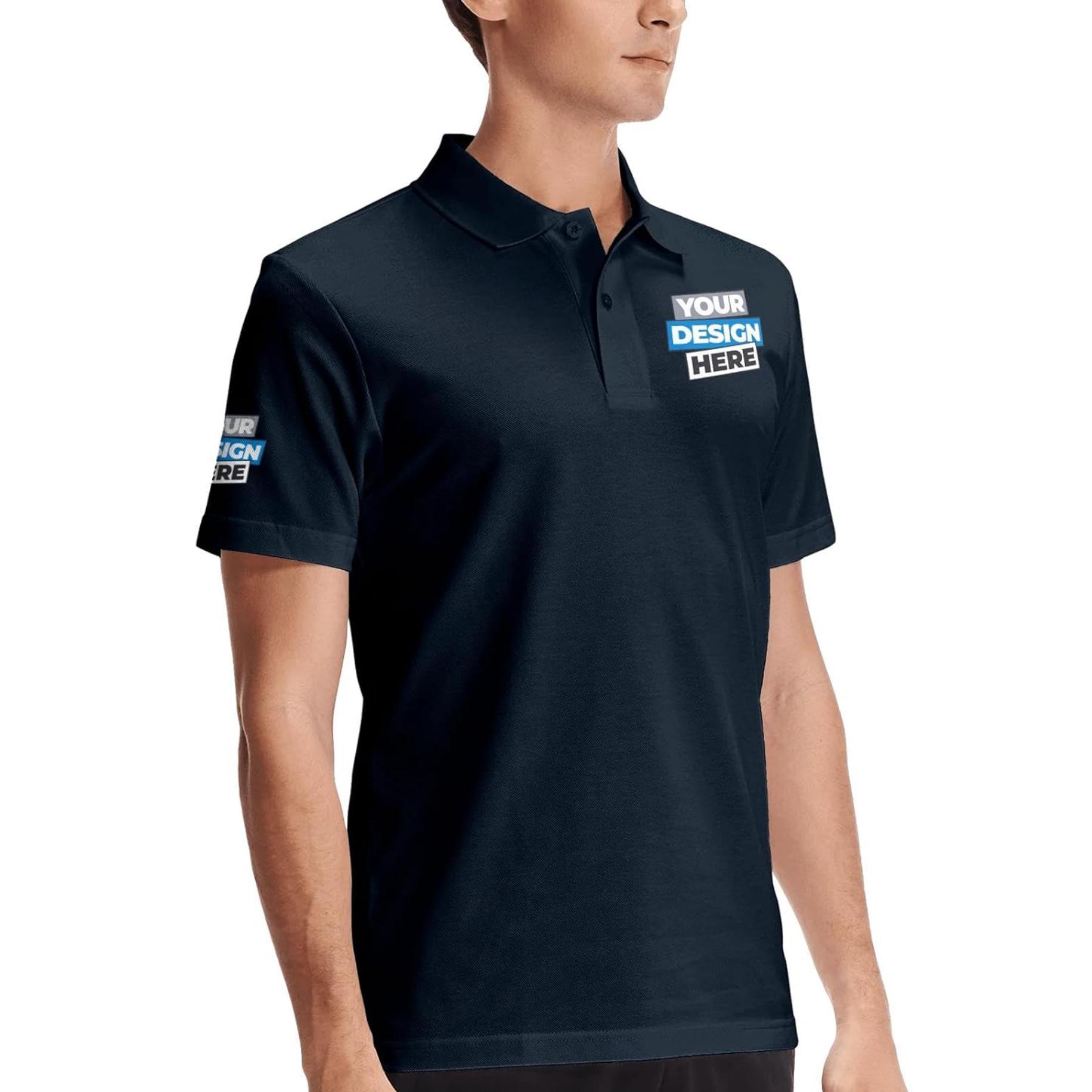 CUSTOM POLO SHIRT NAVY