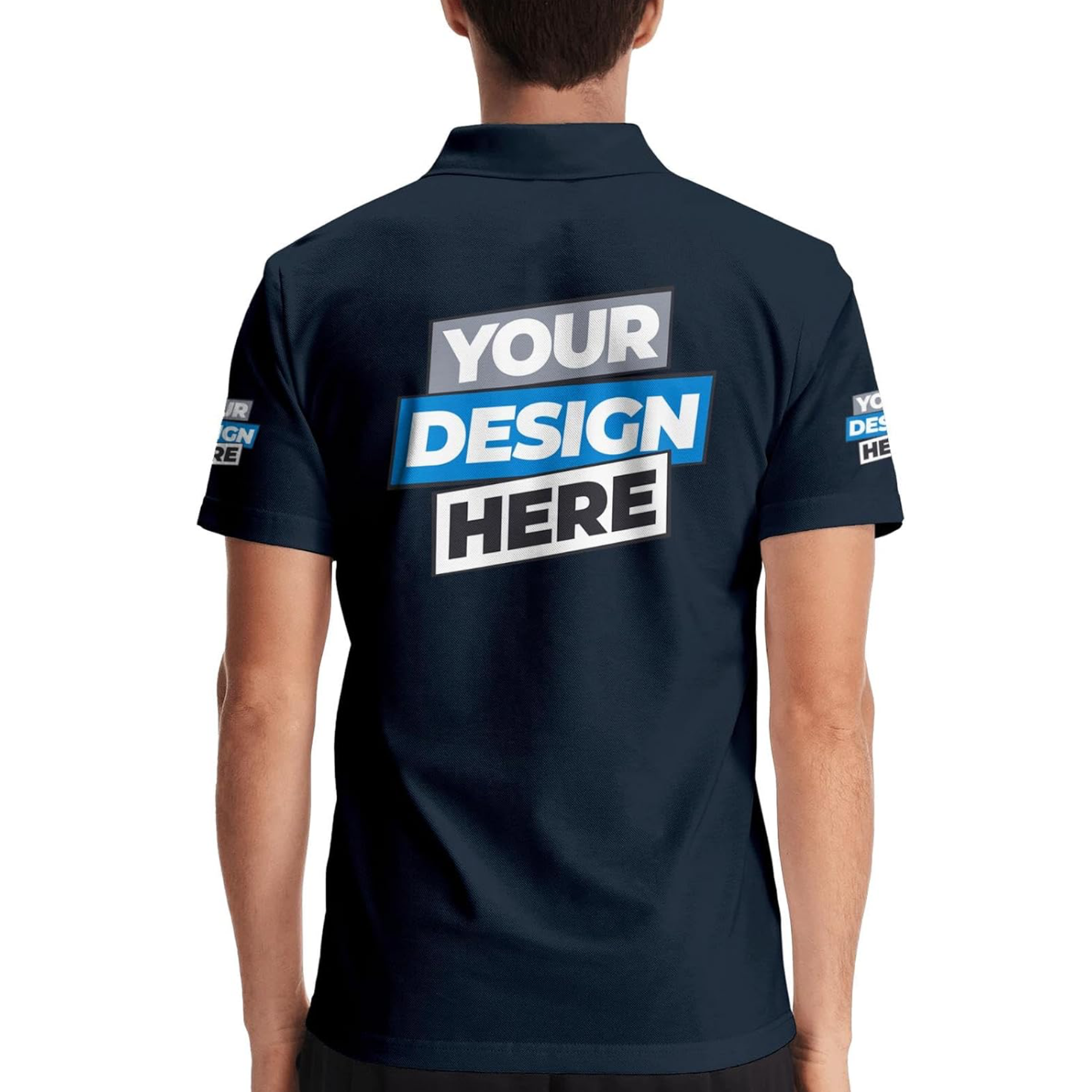 CUSTOM POLO SHIRT NAVY
