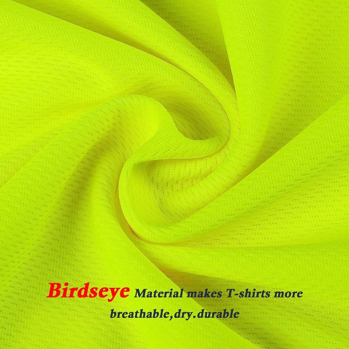 CUSTOM HI-VIS MESH SAFTY SHIRT LIME 1