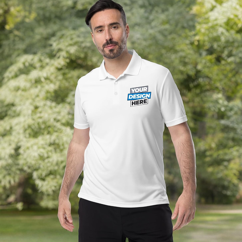 CUSTOM POLO SHIRT WHITE