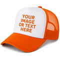 CUSTOM TRUCKER HAT ORANGE