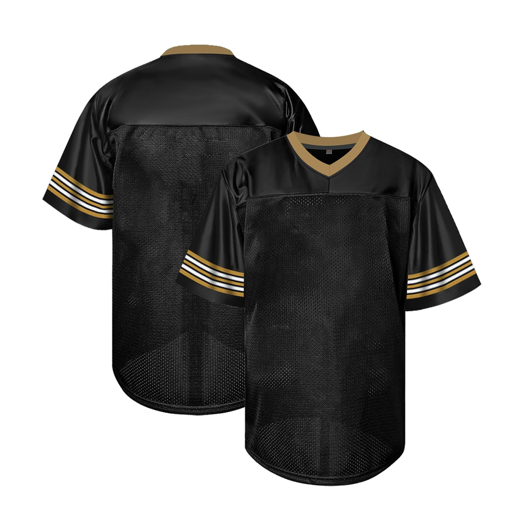 BLACK GOLD MEN FOOTBALL JERSEY