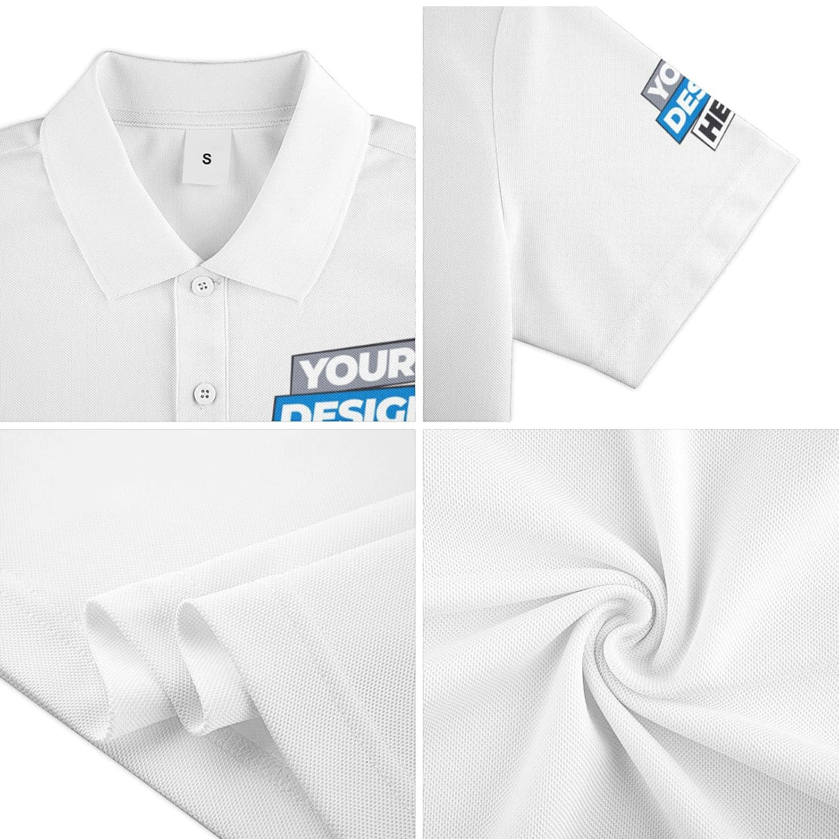 CUSTOM POLO SHIRT WHITE