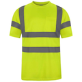 CUSTOM HI-VIS MESH SAFTY SHIRT LIME 1
