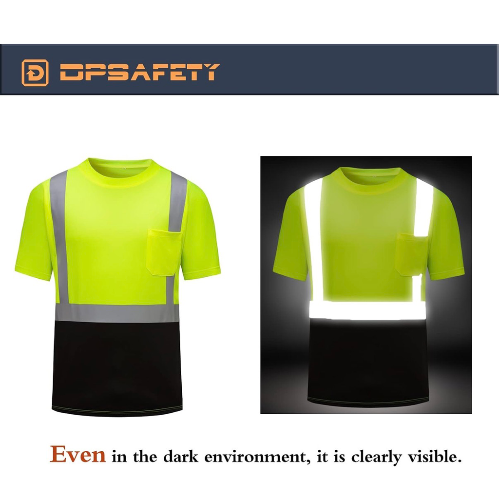 CUSTOM HI-VIS MESH SAFTY SHIRT LIME 2