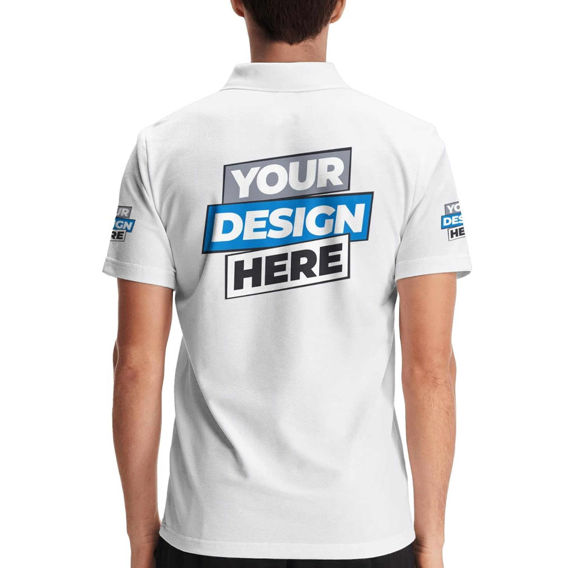 CUSTOM POLO SHIRT WHITE