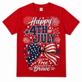 4TH OF JULY SHIRT RED