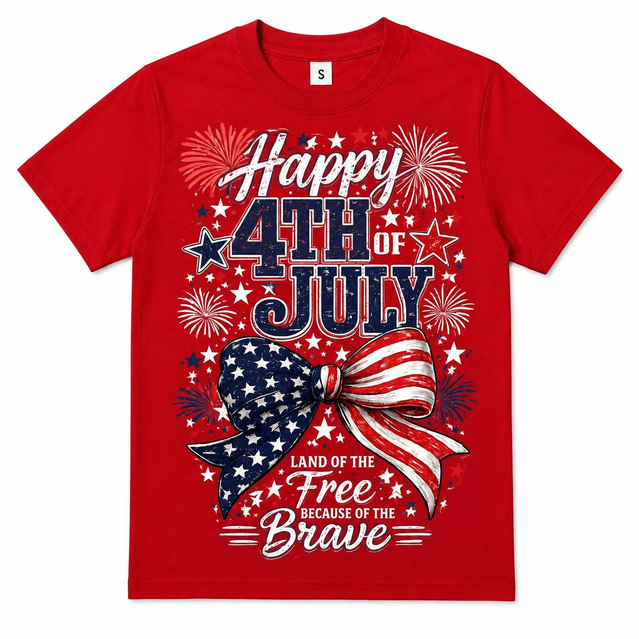 4TH OF JULY SHIRT RED