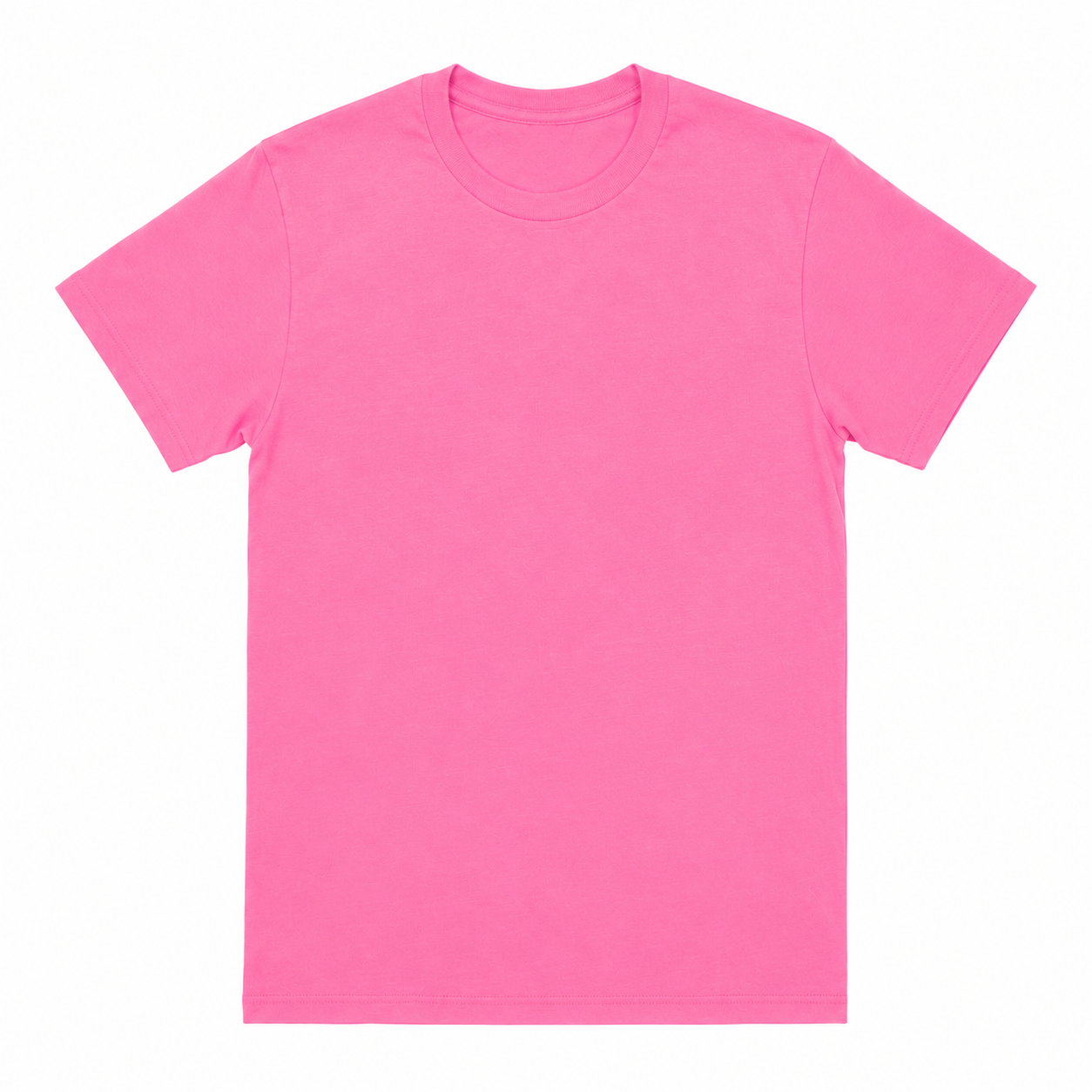 100% COTTON SHIRT  SAFTEY PINK CUSTOM
