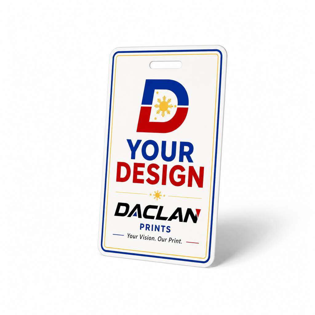 CUSTOM METAL ID BADGE 3.14X2.12 INCES