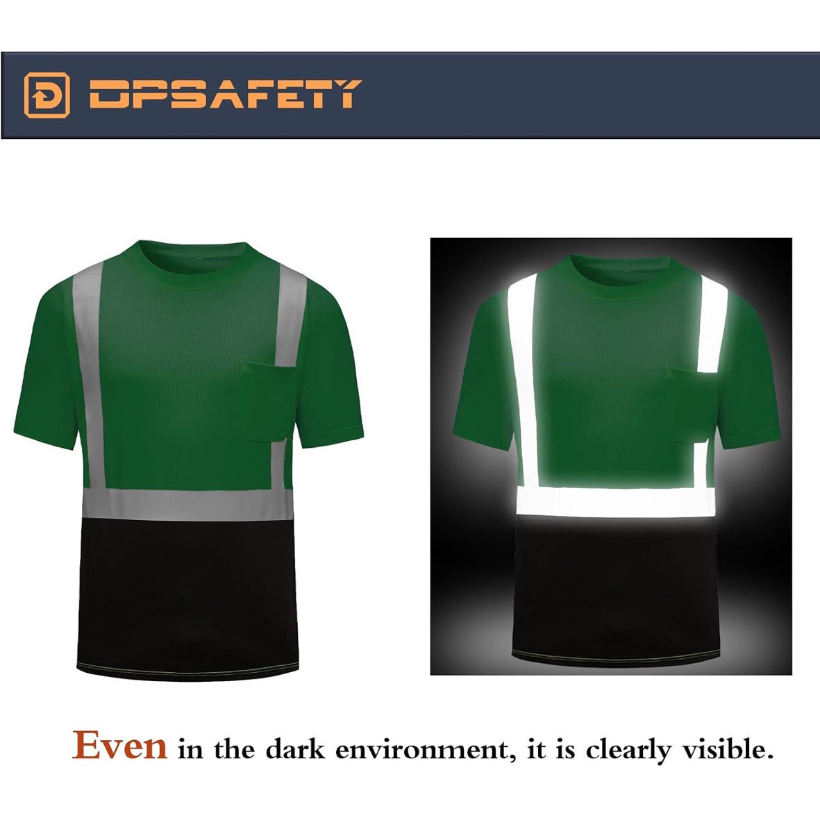 CUSTOM HI-VIS MESH SAFTY SHIRT GREEN