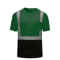 CUSTOM HI-VIS MESH SAFTY SHIRT GREEN