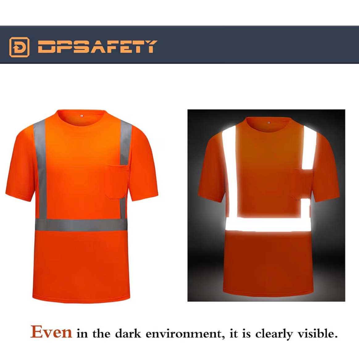 CUSTOM HI-VIS MESH SAFTY SHIRT ORANGE 2