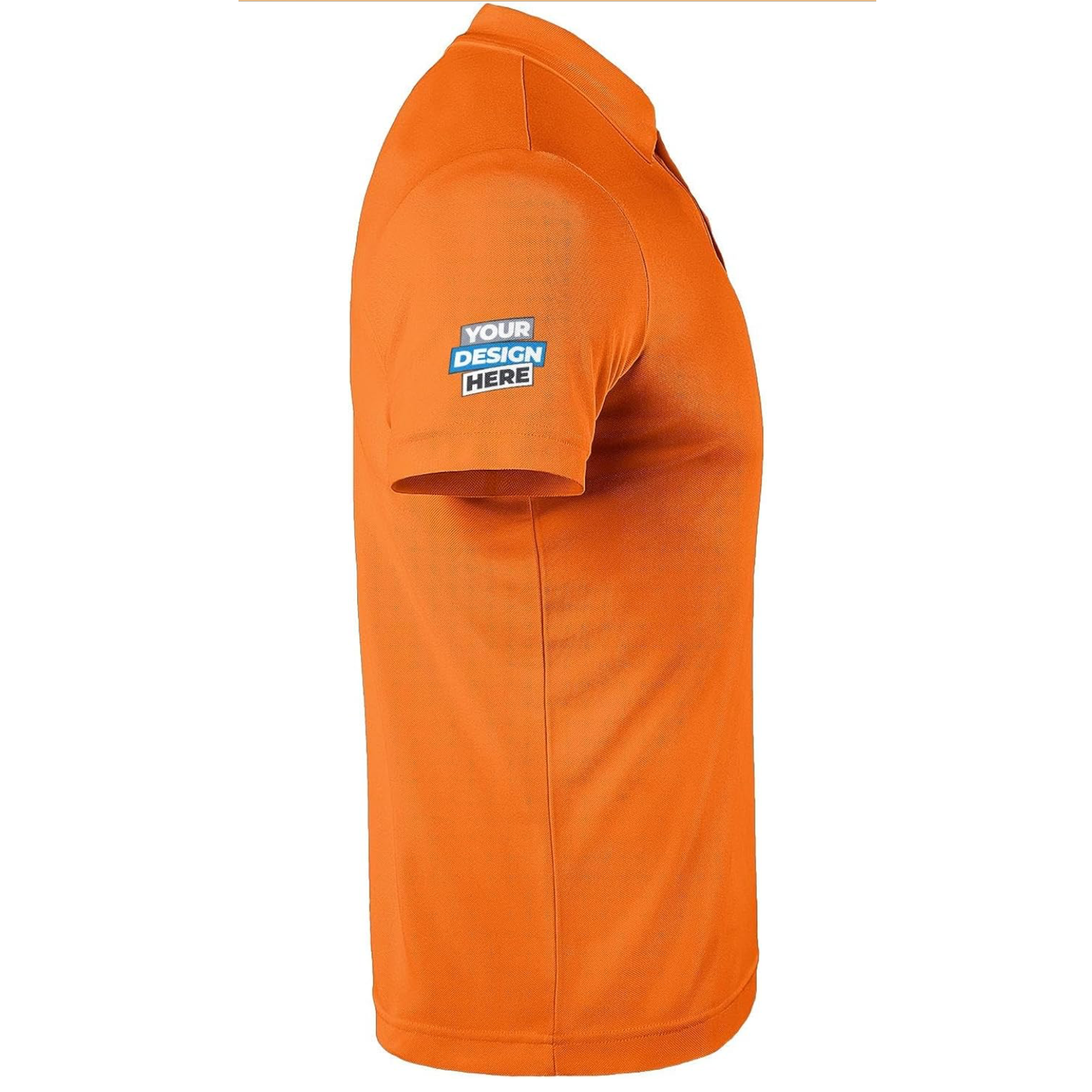 CUSTOM POLO SHIRT ORANGE