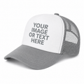 CUSTOM TRUCKER HAT GREY