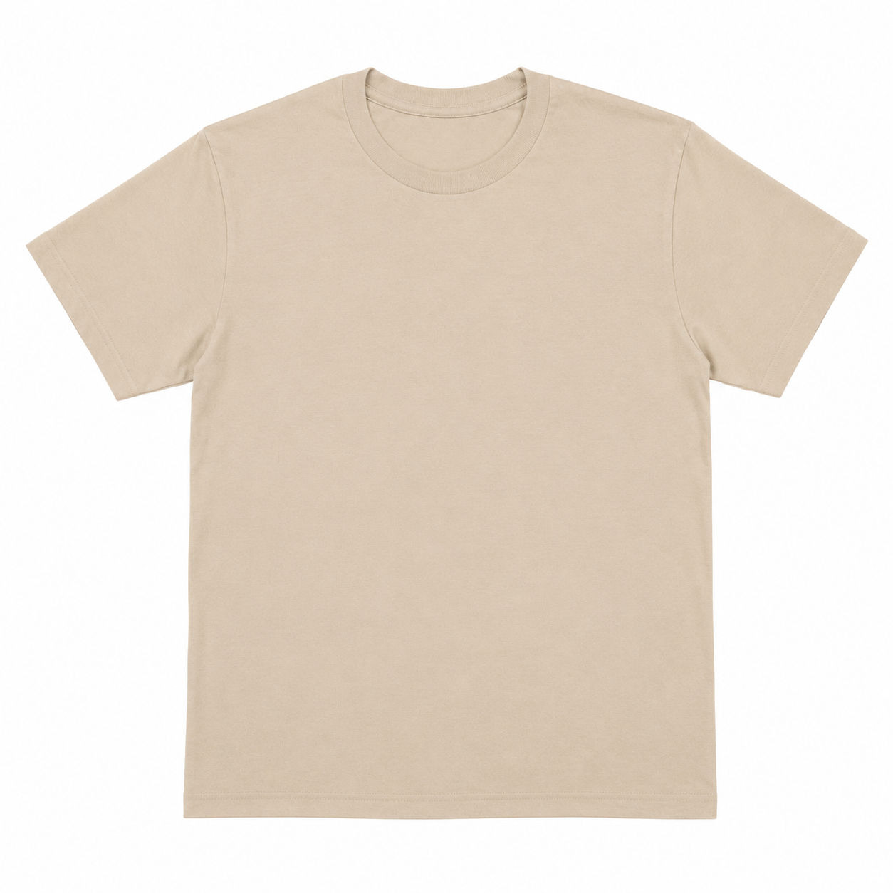 100% COTTON SHIRT SAND CUSTOM