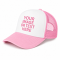 CUSTOM TRUCKER HAT PINK