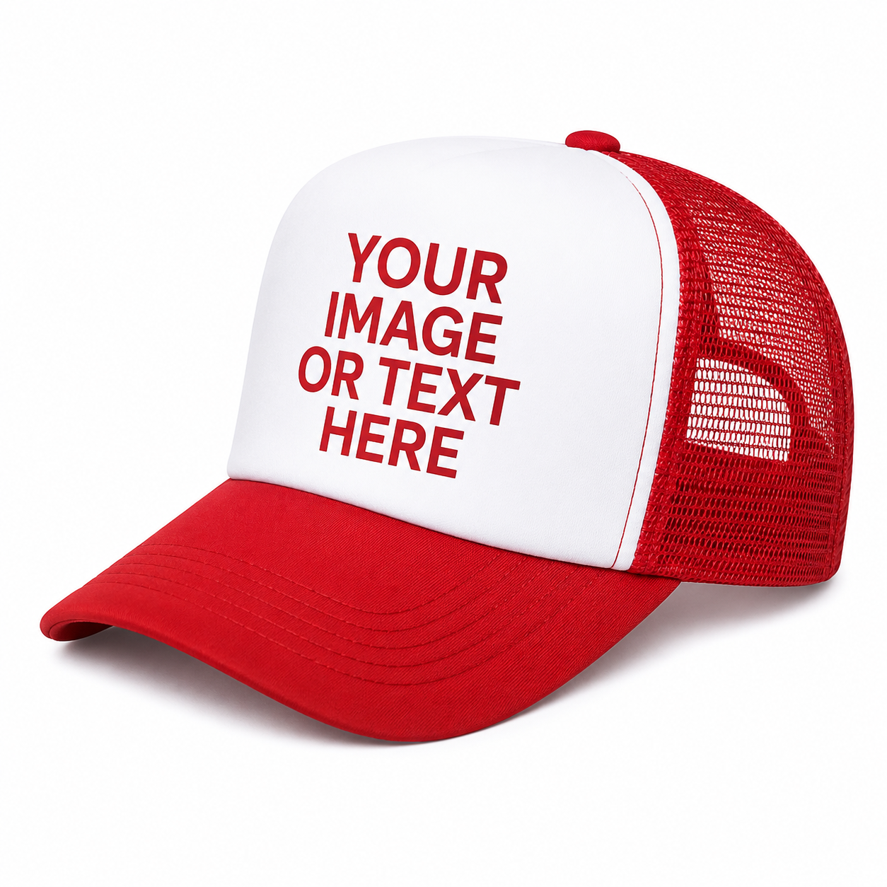 CUSTOM TRUCKER HAT GREY (Copy)
