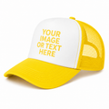 CUSTOM TRUCKER HAT YELLOW