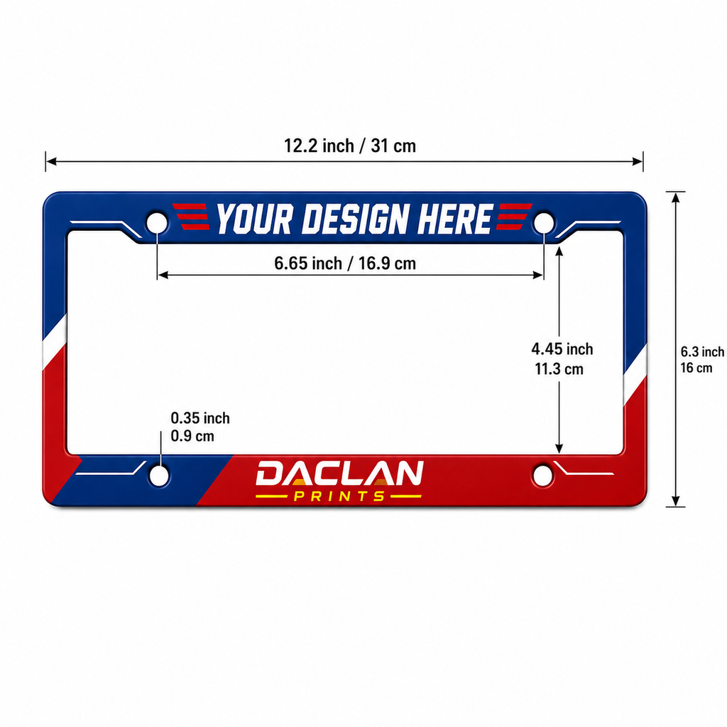 CUSTOM CAR PLATE FRAME