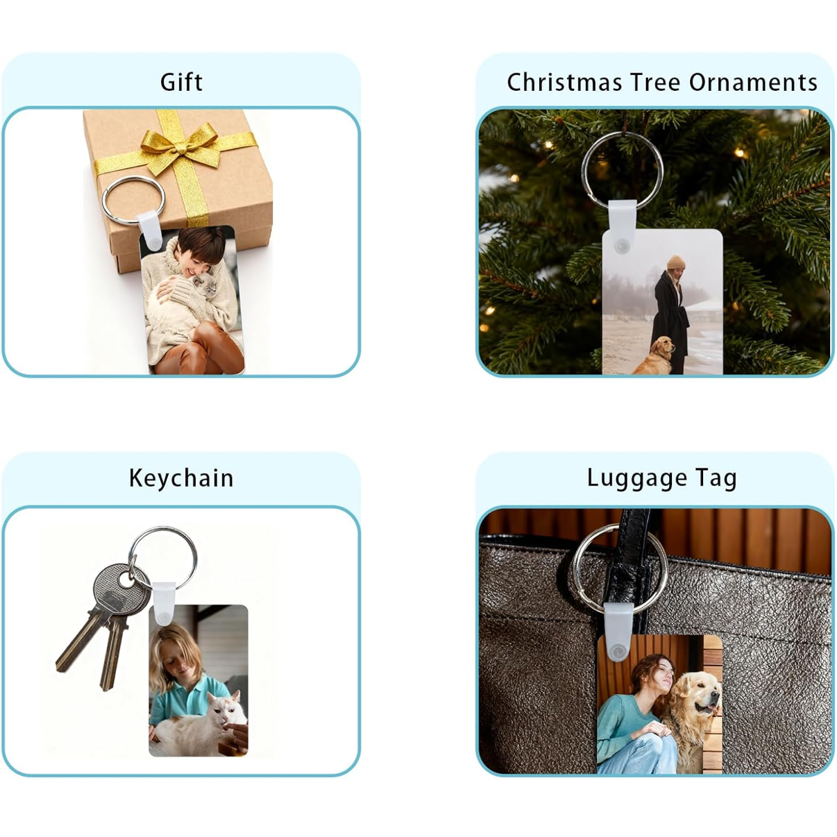 CUSTOM KEYCHAIN 2.32X1.53 INCHES