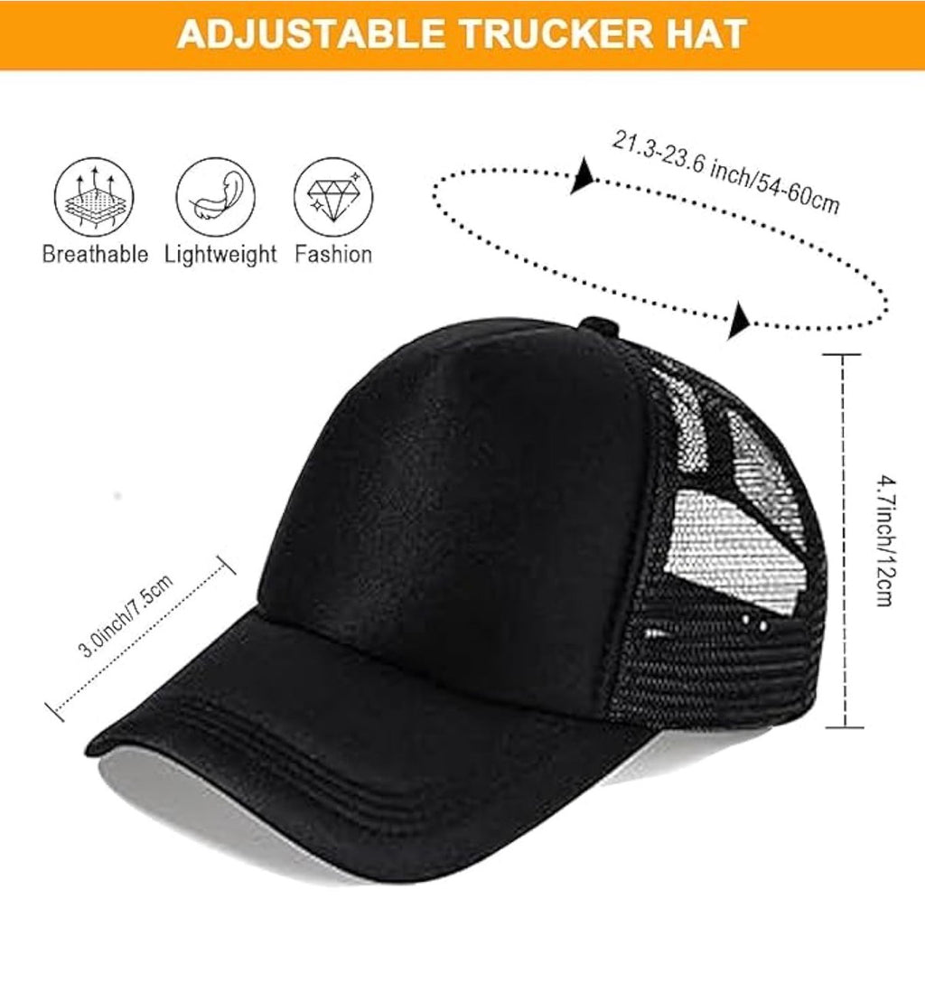 CUSTOM TRUCKER HAT GREY